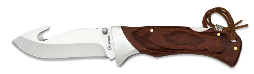 Σουγιάς Albainox Skinner pocket knife. Brown stamina