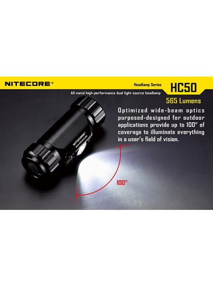 Φακός NiteCore led headlampe HC50