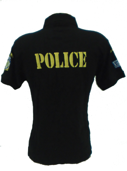 Μπλούζα πόλο αστυνομίας μαύρη