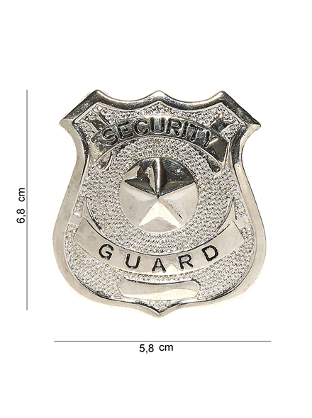 Σήμα μεταλλικό security guard