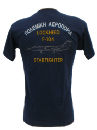 T-shirt αεροπορίας f-104 starfighter